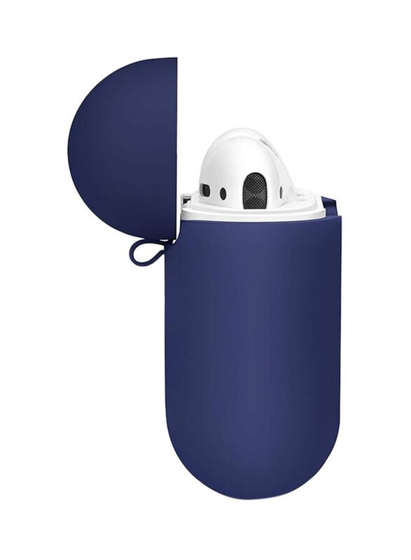 Apple AirPods Protective Cover with Carabiner, 1551212699-6454, Blue