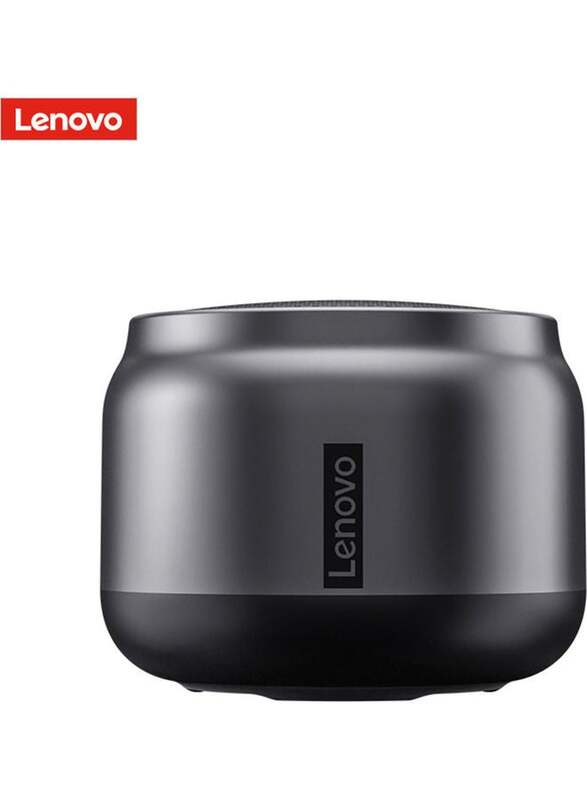 Lenovo Thinkplus Portable Wireless Bluetooth Speaker with Mic, K3, Black