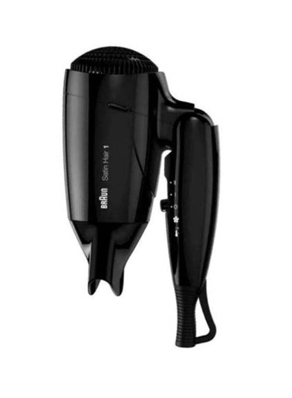 Braun Satin Style & Go Hair Dryer, HD-130, Black