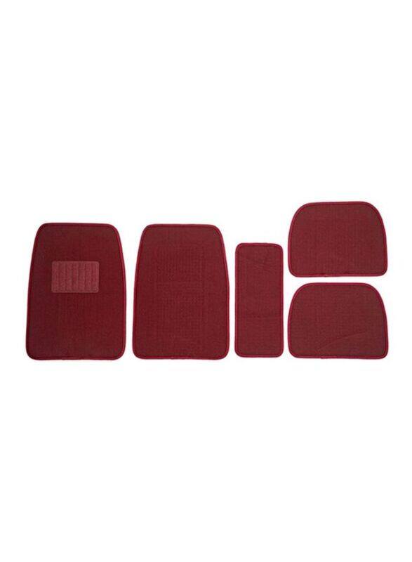 

Vitalty Car Floor Mat Set, 5 Piece, Maroon