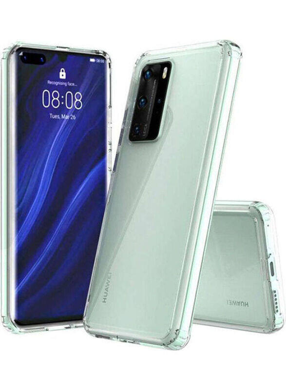 

N/A Huawei P40 Pro Mobile Phone Back Case Cover Shield Camera, Clear