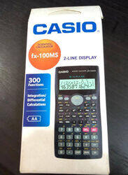 Casio Scientific Calculator, FX-100MS, Grey/Black