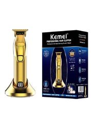 Kemei Professional Hair Clipper I32S Hair Cutting Machine, Gold