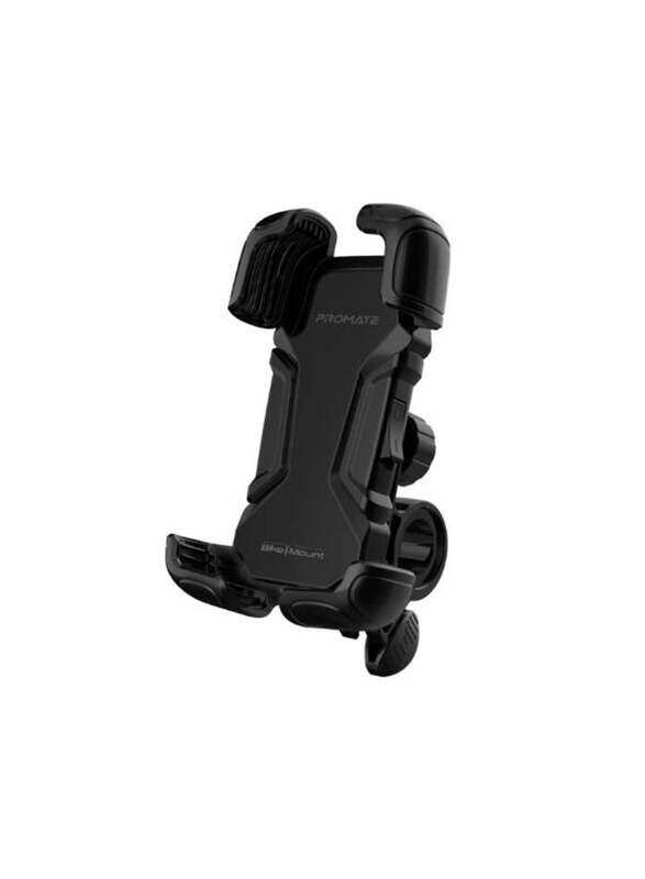 

Promate Adjustable 360 Motorcycle Phone Holder, Black