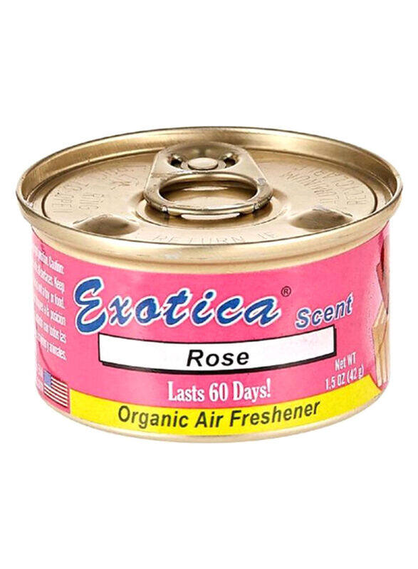 

Exotica 42g Rose Organic Car Air Freshener, Multicolour