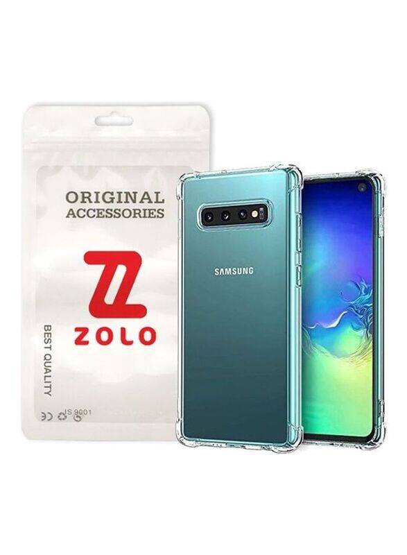 

Zolo Samsung Galaxy S10 Plus Shockproof Slim Soft TPU Silicone Mobile Phone Case Cover, Clear