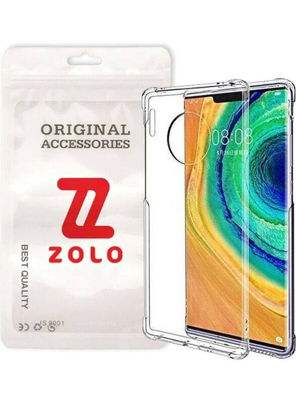 

Zolo Huawei Mate 30 Shockproof Slim Soft TPU Silicone Mobile Phone Case Cover, Clear