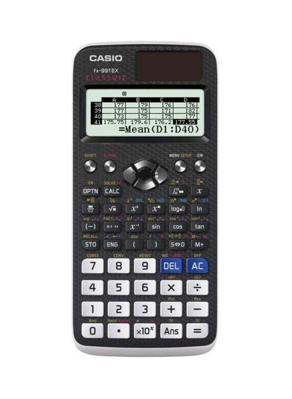

Casio ClassWiz New Classroom Scientific Calculator, Black