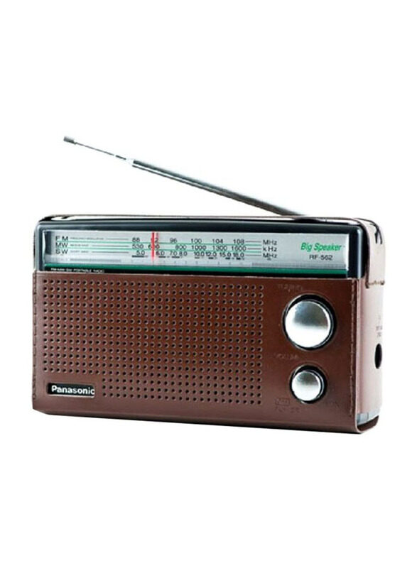 

Panasonic Portable Radio, RF-562D, Brown