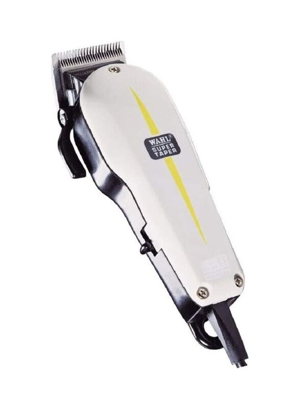 Wahl Super Taper Professional Corded Trimmer, WhiteWhite