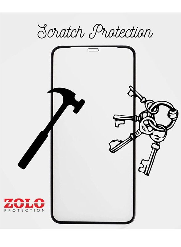 Zolo Apple iPhone 11 9D Mobile Phone Tempered Glass Screen Protector, Clear