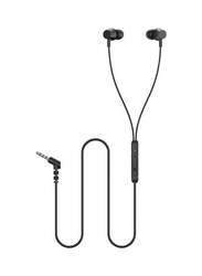 Lenovo Wired In-Ear Noise Cancelling Headphones, Black