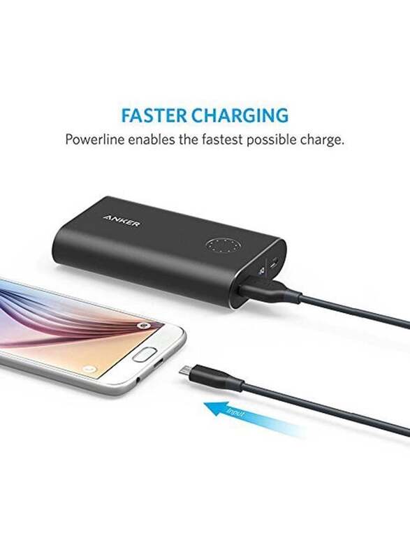 Anker 1.8 Meters Powerline Plus Micro USB Cable, Black