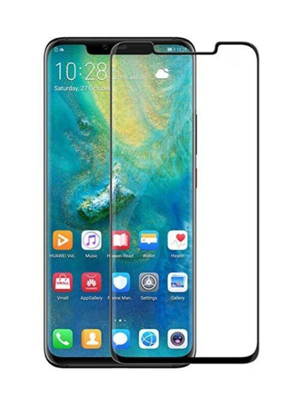 Huawei Mate 20 Pro Tempered Glass Screen Protector, Clear/Black