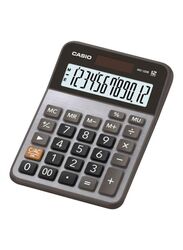 Casio 12-Digits Desktop Calculator, MX-120B, Silver/Grey/Black