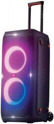 PartyBox 310 Portable Party Speaker with Dazzling Lights and Powerful JBL Pro Sound, 18H Battery, Built-In Wheels, IPX4 Splashproof, SOund Effects, Karaoke Mode, USB Port - Black