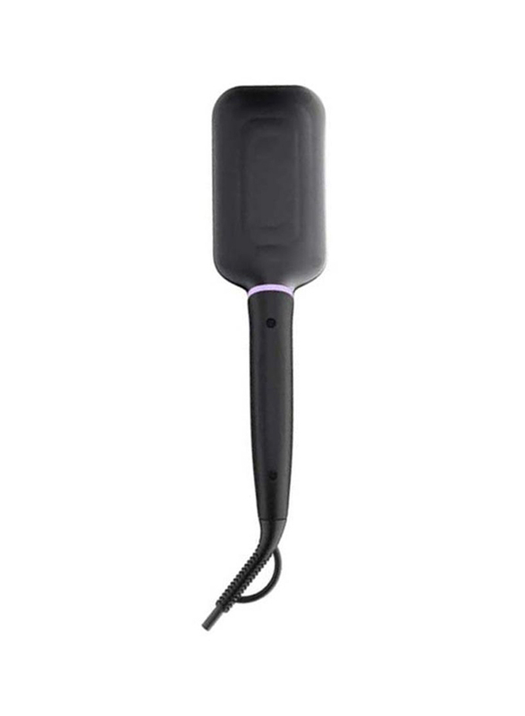 Philips Hair Straightening Brush, BHH880, Black/Violet