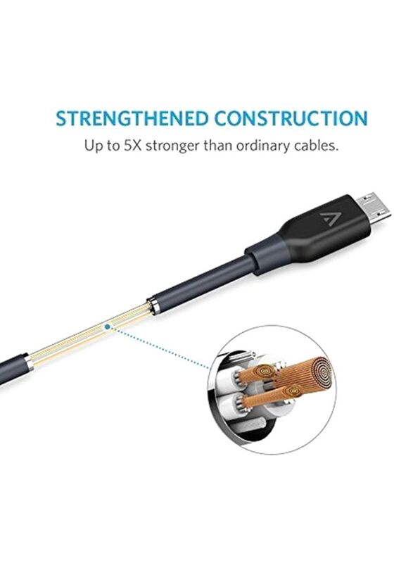 Anker Powerline Micro-USB Cable, Black