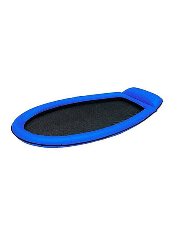 

Intex Inflatable Floating Raft with Headrest, Black/Blue