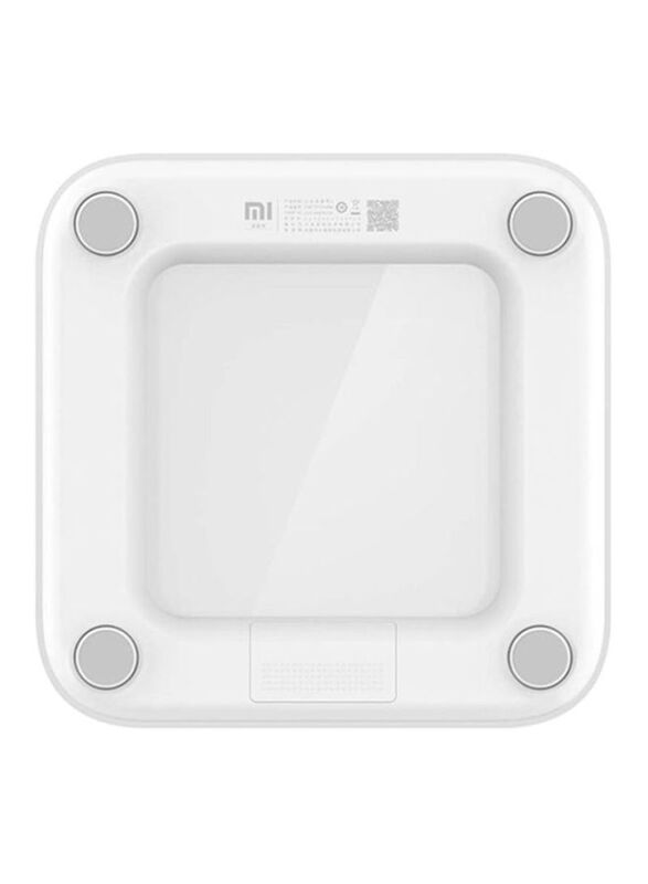 Xiaomi Smart Body Scale 2 Weight Monitor With Hidden LED Display, White