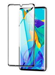 Huawei P30 Pro 3D Curved Tempered Glass Screen Protector, Black/Clear