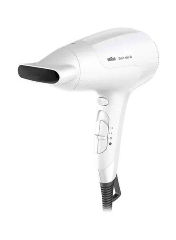 

Braun Satin Hair 3 PowerPerfection Dryer, 2000W, HD380, White