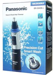 Panasonic Nose & Hair Trimmer, ER-GN30-K, Black/Silver