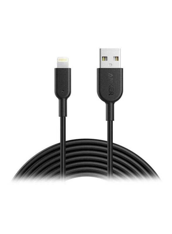 Anker 3 Meters Powerline Ii With Connector, Black