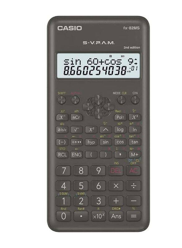 

Casio 2nd Edition Scientific Calculator, FX-82MS, Black
