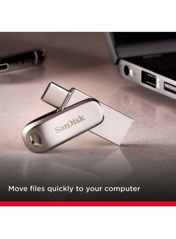 SanDisk 32GB Ultra Dual USB Flash Drive, Silver
