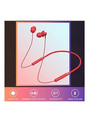 Lenovo HE05 Neckband Wireless In-Ear Noise Cancelling Earphones, Red