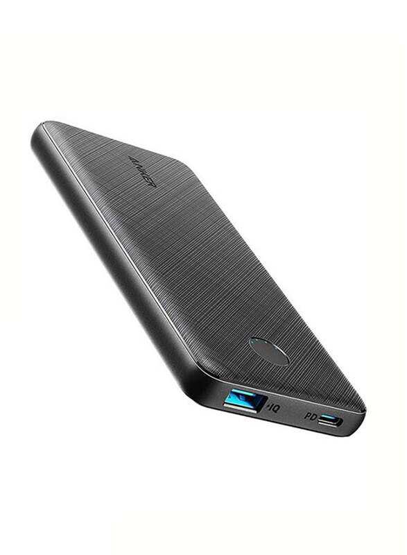 Promate 20000mAh Wired & Wireless QI Power Bank, Black