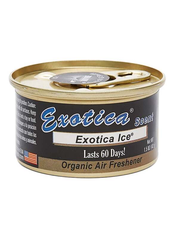 Exotica 42g Exotica Ice Organic Air Freshener, Black