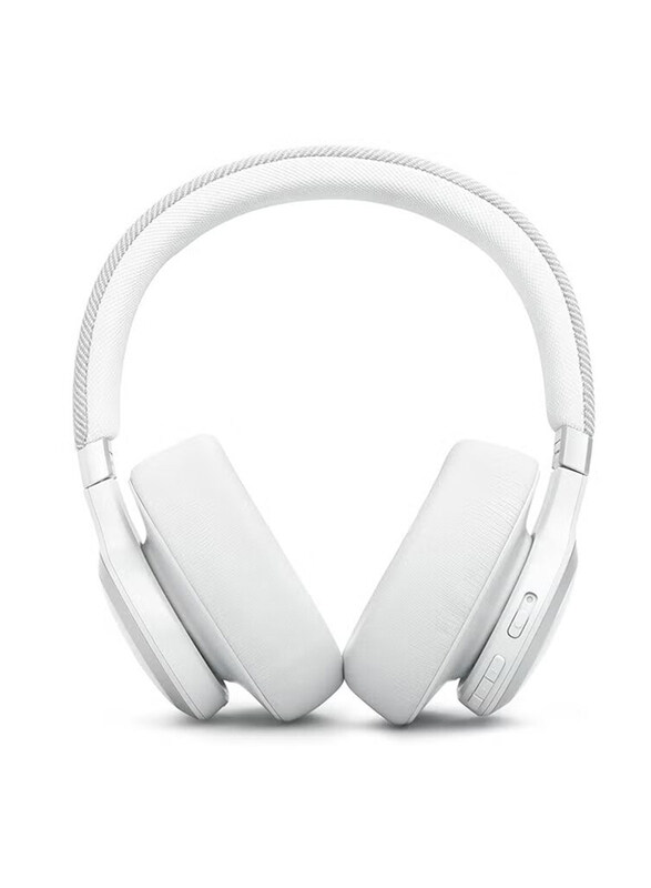 

JBL Live 770NC Wireless Over-Ear Headphones With True Adaptive Noise Cancelling, White