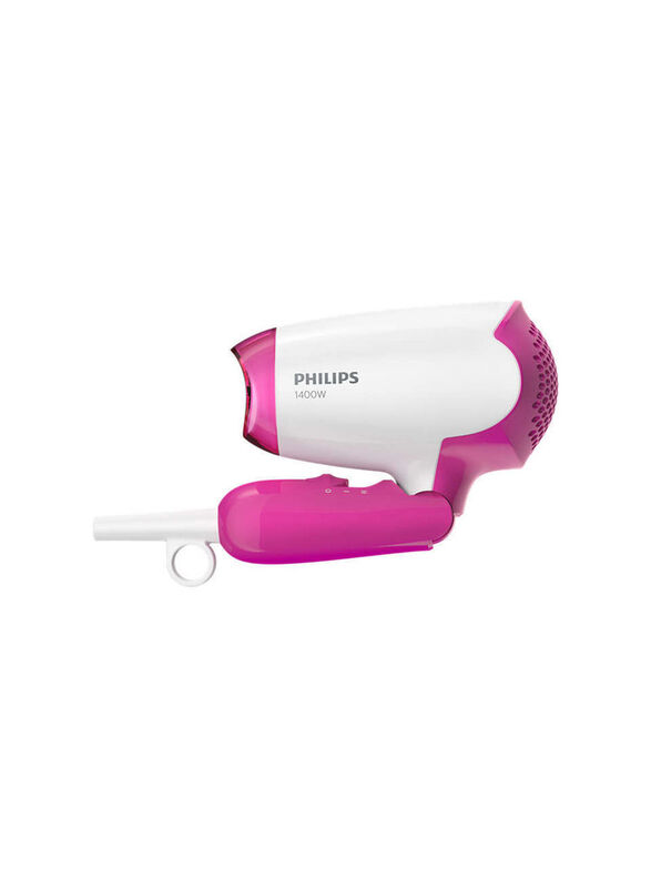 Philips Drycare Essential Care Hair Dryer, BHD003/03, White/Pink