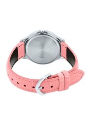 Casio Analog Watch for Women with Leather Band, Water Resistant & Chronograph, LTP-V300L-4A, Pink-Light Pink