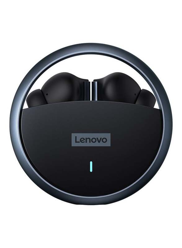 Lenovo LP60 True Wireless In-Ear Earbuds, Black