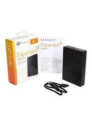 Seagate 4TB HDD Expansion Portable Hard Drive, Black