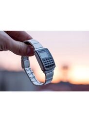 Casio Men's Vintage Digital Wrist Watch 45mm Smartwatch, Silver