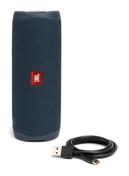 JBL Flip 5 IPX7 Waterproof Portable Bluetooth Speaker, Dark Blue