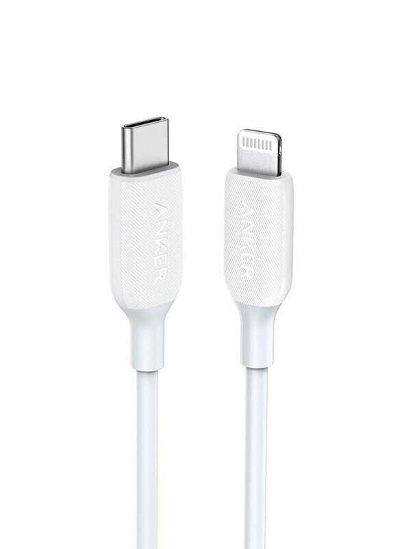 

Anker 3 Feet PowerLine III Charging & Data Cable, Lightning to USB Type-C for Apple Devices, A8832H21 / A8831H21, White