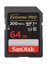 Sandisk 64GB SDXC Memory Card, Black
