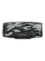 JBL Charge 4 Portable Bluetooth Speaker, Grey/Black/White