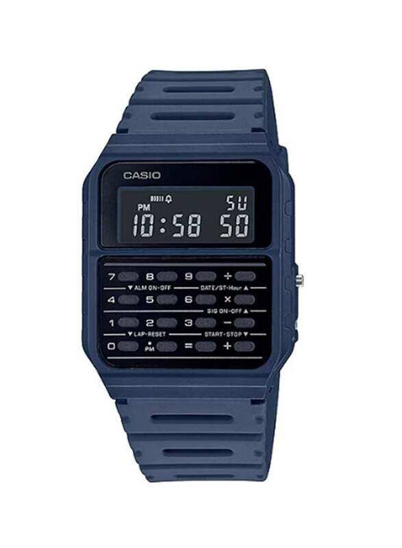 

Casio Dress Timepiece Digital Watch for Unisex with Resin Band, Water Resistant, MTP-VT01G-7BUDF, Blue-Black/Grey