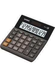 Casio Digits Wide H Calculator, MH-14-BK 14, Black/Grey