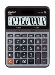 Casio 12-Digit Basic Calculator, DX-120B, Black/Grey