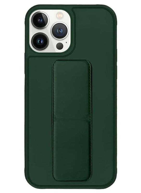 Zolo Apple iPhone 14 Pro Max Finger Grip Holder & Protective Mobile Phone Case Cover, Green