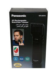 Panasonic Professional Rechargeable Electric Hair Trimmer, ER-2031k, Black