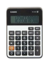 Casio 12-Digits Basic Calculator, MX120B, Silver/Grey/Black