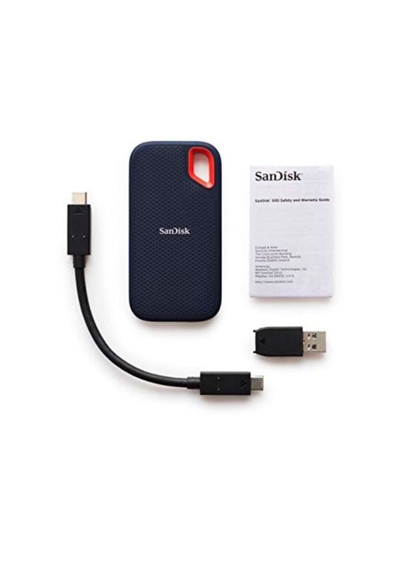 SanDisk 500GB HDD Extreme Portable USB-C Hard Drive, Black